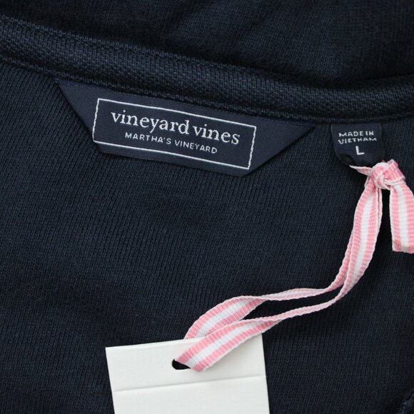 Vineyard Vines Sweatshirt NWT Mens Large Blue Collegiate Shep Shirt Ford Logo - Picture 10 of 16